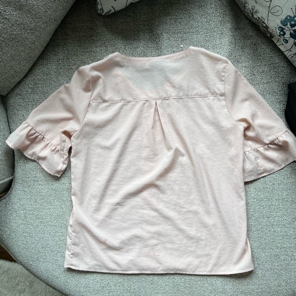 Vero Moda Blouse. Blush pink & size small. - Picture 2 of 4